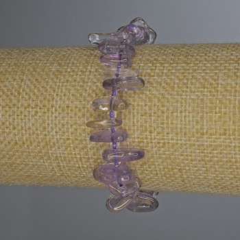 Pulsera de amatrino en fragmentos, diámetro 12-15×2-4 mm, longitud 18 cm ±, elástica