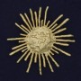 Broche Acento Sol dorado perlado 65 mm+