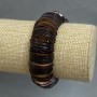 Pulsera de madreperla, longitud 18 cm, elástica