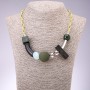 Collar Geometría en cadena, longitud 50–55 cm