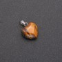 Colgante Corazón de Ojo de Tigre 14×14×23 mm