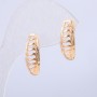 Pendientes Xuping, baño de oro 18K, diámetro 20×7 mm +